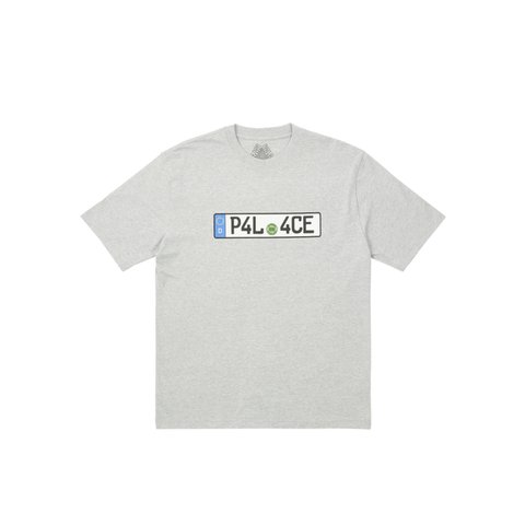 Palace PLATE T-SHIRT GREY MARL - Colorway