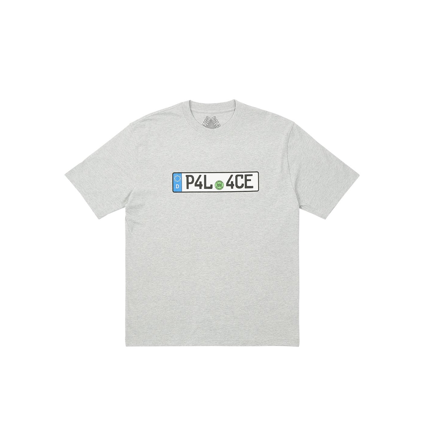 PLATE T-SHIRT GREY MARL