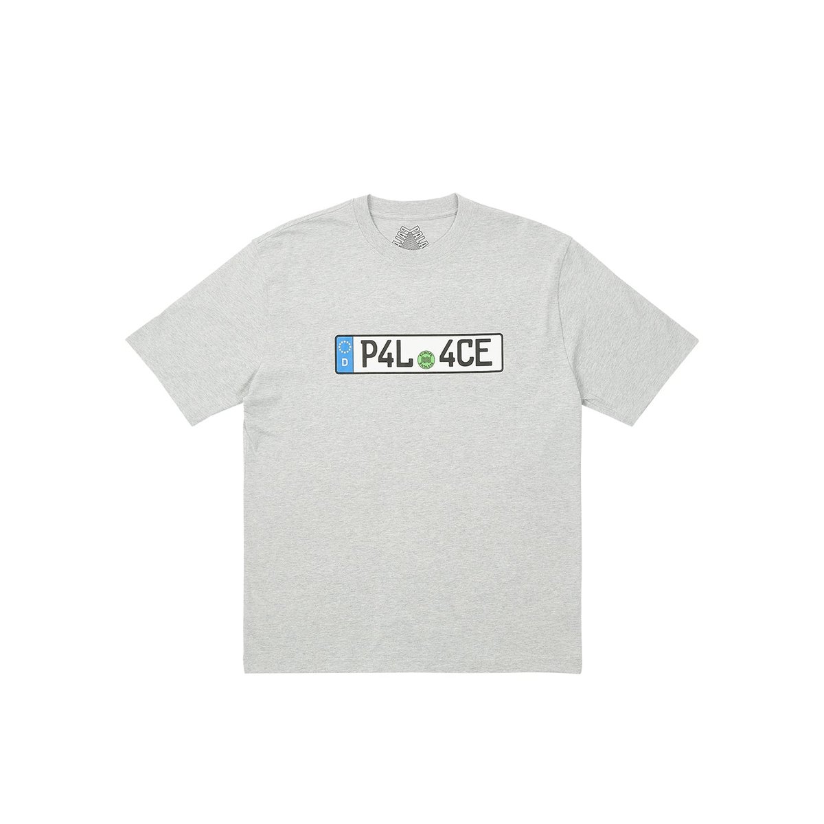 Palace PLATE T-SHIRT GREY MARL (Spring 2023) - €48.00