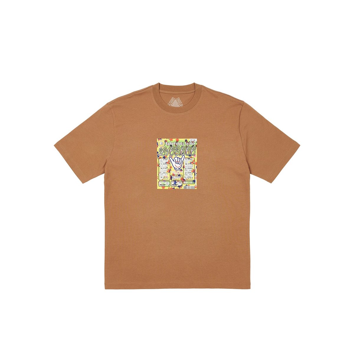 Palace SCRATCHY T-SHIRT MOCHA (Spring 2023) - €48.00