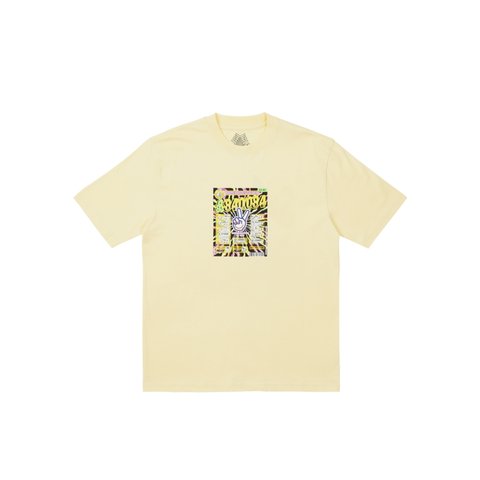 Palace SCRATCHY T-SHIRT MELLOW YELLOW - Colorway