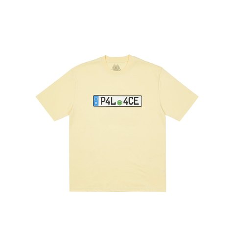 Palace PLATE T-SHIRT MELLOW YELLOW - €48.00