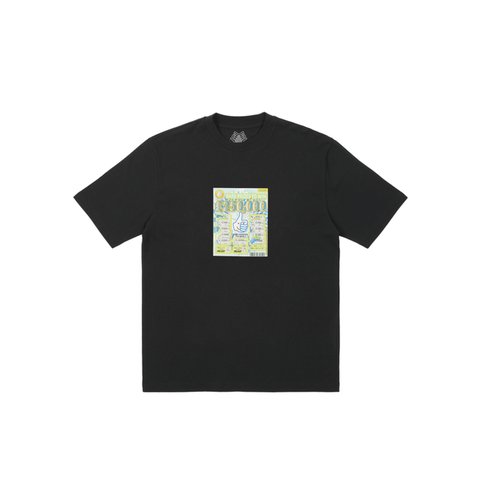 Palace SCRATCHY T-SHIRT BLACK - Colorway