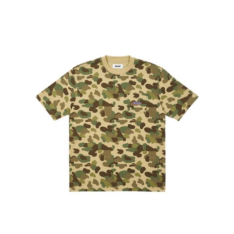 Palace EMBROIDERED POCKET T-SHIRT DUCK CAMO - Colorway