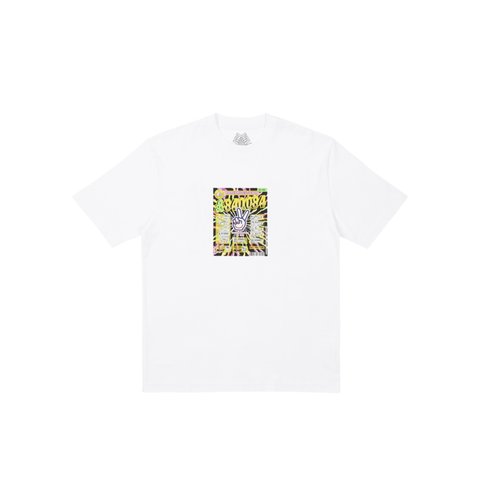 Palace SCRATCHY T-SHIRT WHITE - Colorway