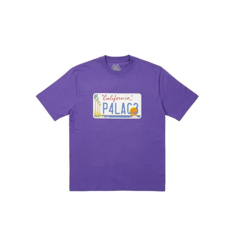 Palace PLATE T-SHIRT REGAL PURPLE - Colorway
