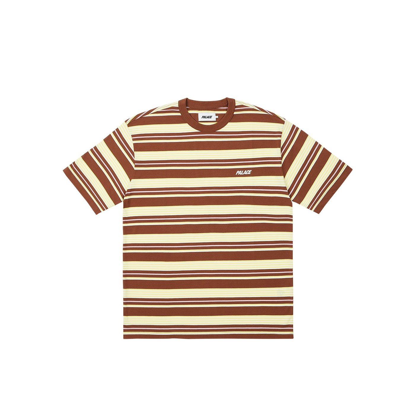 STRIPE T-SHIRT BROWN