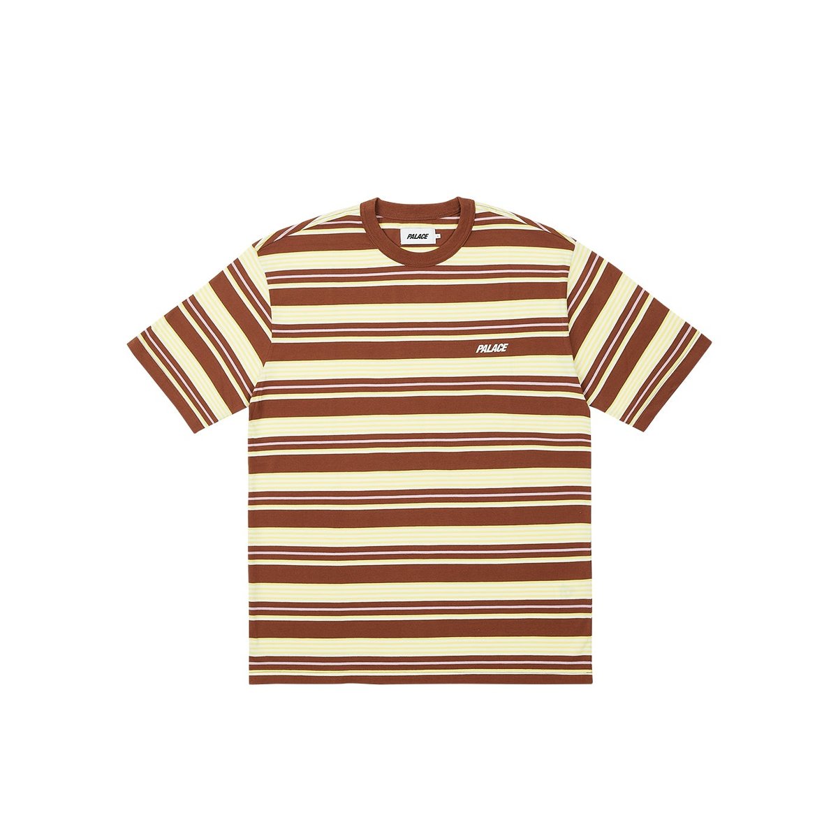 STRIPE T-SHIRT BROWN