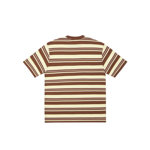 STRIPE T-SHIRT BROWN
