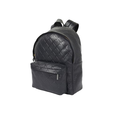 PAL-M-GRAM LEATHER BACKPACK MIDNIGHT BLUE
