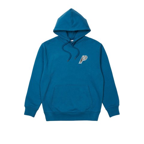 P-3 SNAKE APPLIQUE HOOD TEAL