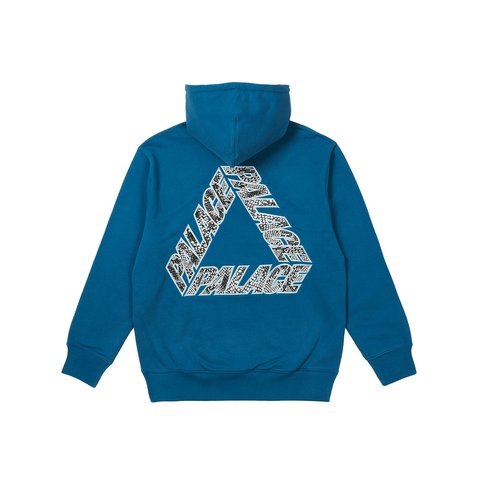 P-3 SNAKE APPLIQUE HOOD TEAL