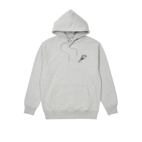 Palace P-3 SNAKE APPLIQUE HOOD GREY MARL - Colorway
