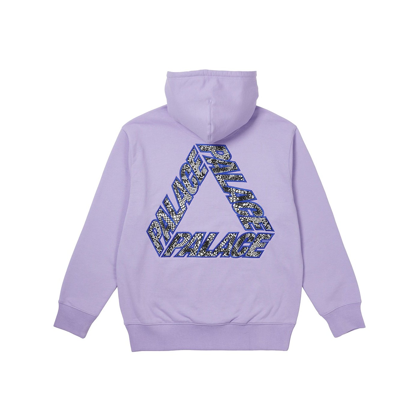 P-3 SNAKE APPLIQUE HOOD LILAC