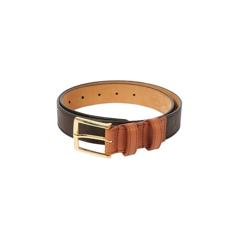 PAL-M-GRAM LEATHER BELT BROWN