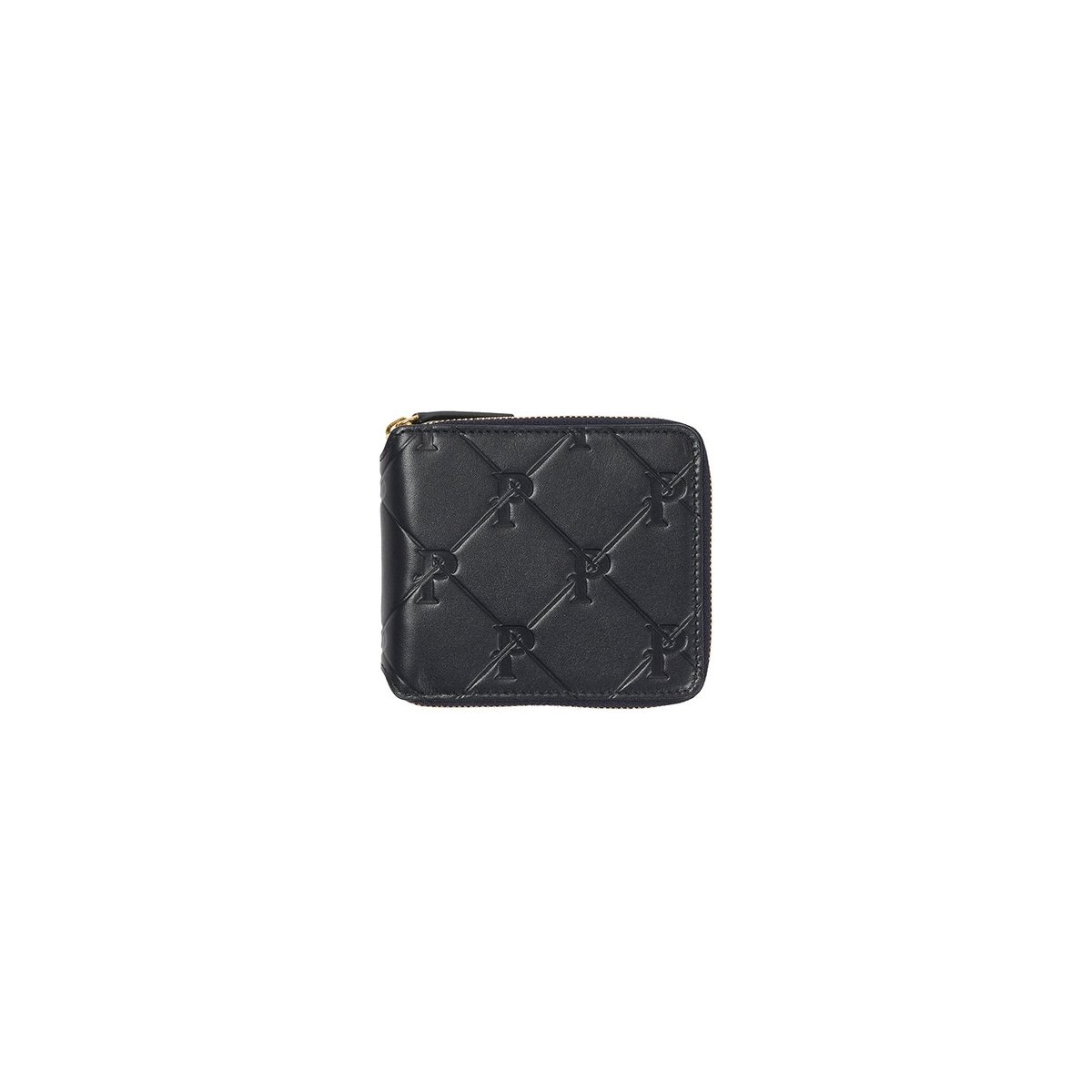 Palace PAL-M-GRAM LEATHER ZIP WALLET MIDNIGHT BLUE (Spring 2023) - €168.00