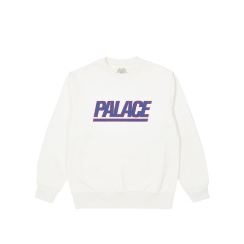 Palace GIGANTIC CREW WHITE - €118.00