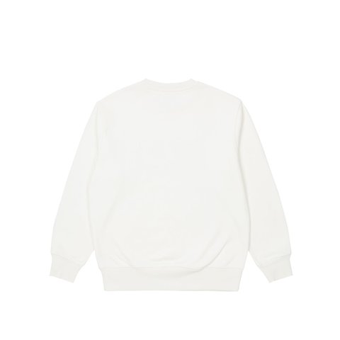 Palace GIGANTIC CREW WHITE - Colorway