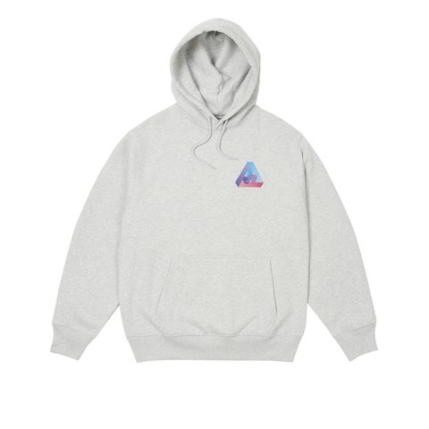 Palace 3P FADE HOOD GREY MARL - Colorway