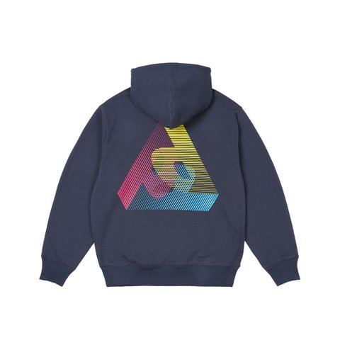 Palace 3P FADE HOOD NAVY - Colorway
