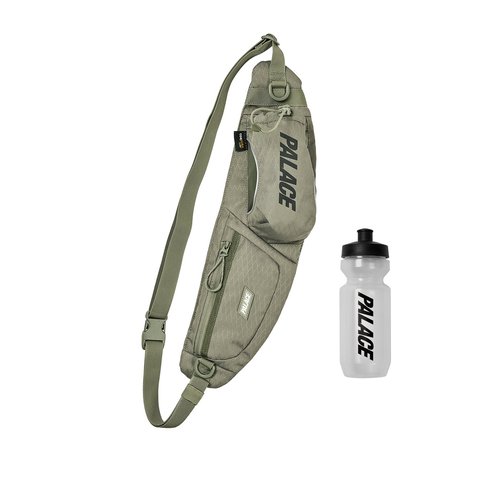 Palace CORDURA Y-RIP BOTTLE PACK OLIVE - $88.00
