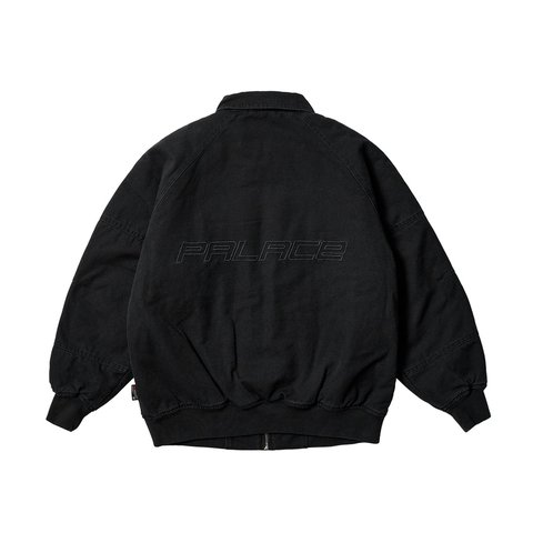 Palace HEAVY CANVAS BOMBER JACKET BLACK - Colorway