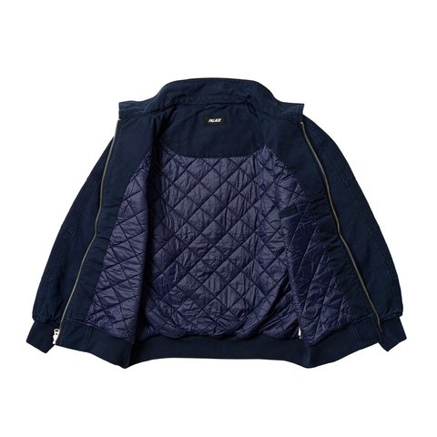 Palace HEAVY CANVAS BOMBER JACKET NAVY - Colorway