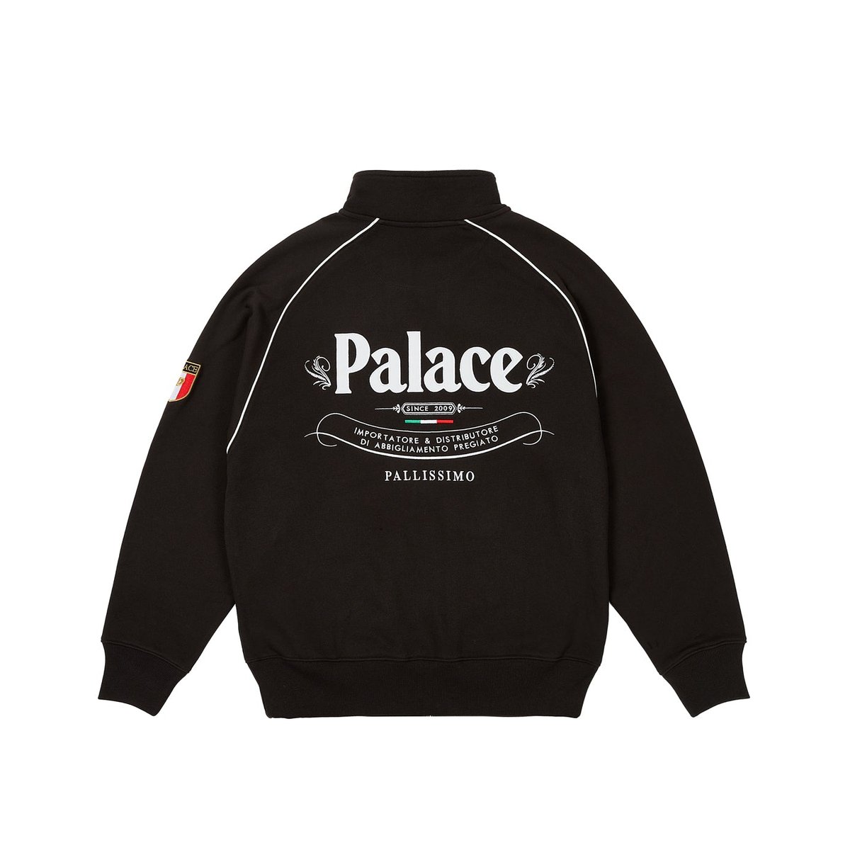 Palace ITALIA ZIP FUNNEL BLACK (Spring 2024) - $178.00
