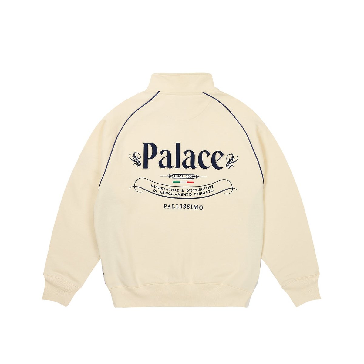 Palace ITALIA ZIP FUNNEL SOFT WHITE (Spring 2024) - $178.00