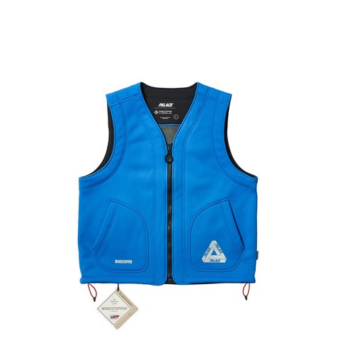 Palace GORE-TEX WINDSTOPPER VEST PALATIAL BLUE - $248.00