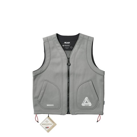 Palace GORE-TEX WINDSTOPPER VEST STEEL GREY - $248.00