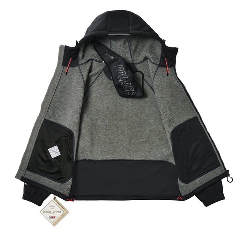 Palace GORE-TEX WINDSTOPPER JACKET BLACK - Colorway