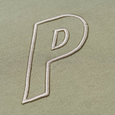 Palace OUTLINE P-3 CREW OLIVE - Colorway