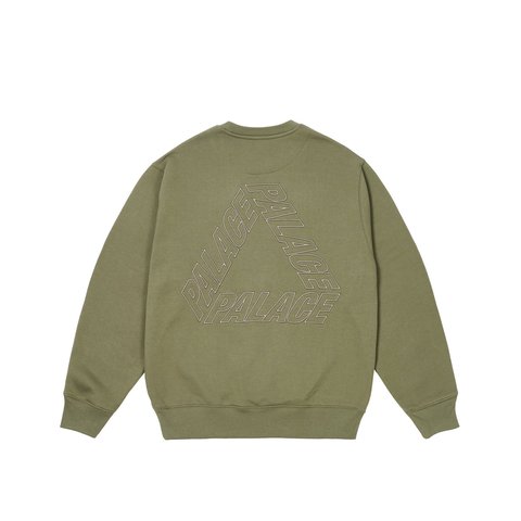 Palace OUTLINE P-3 CREW OLIVE - $148.00