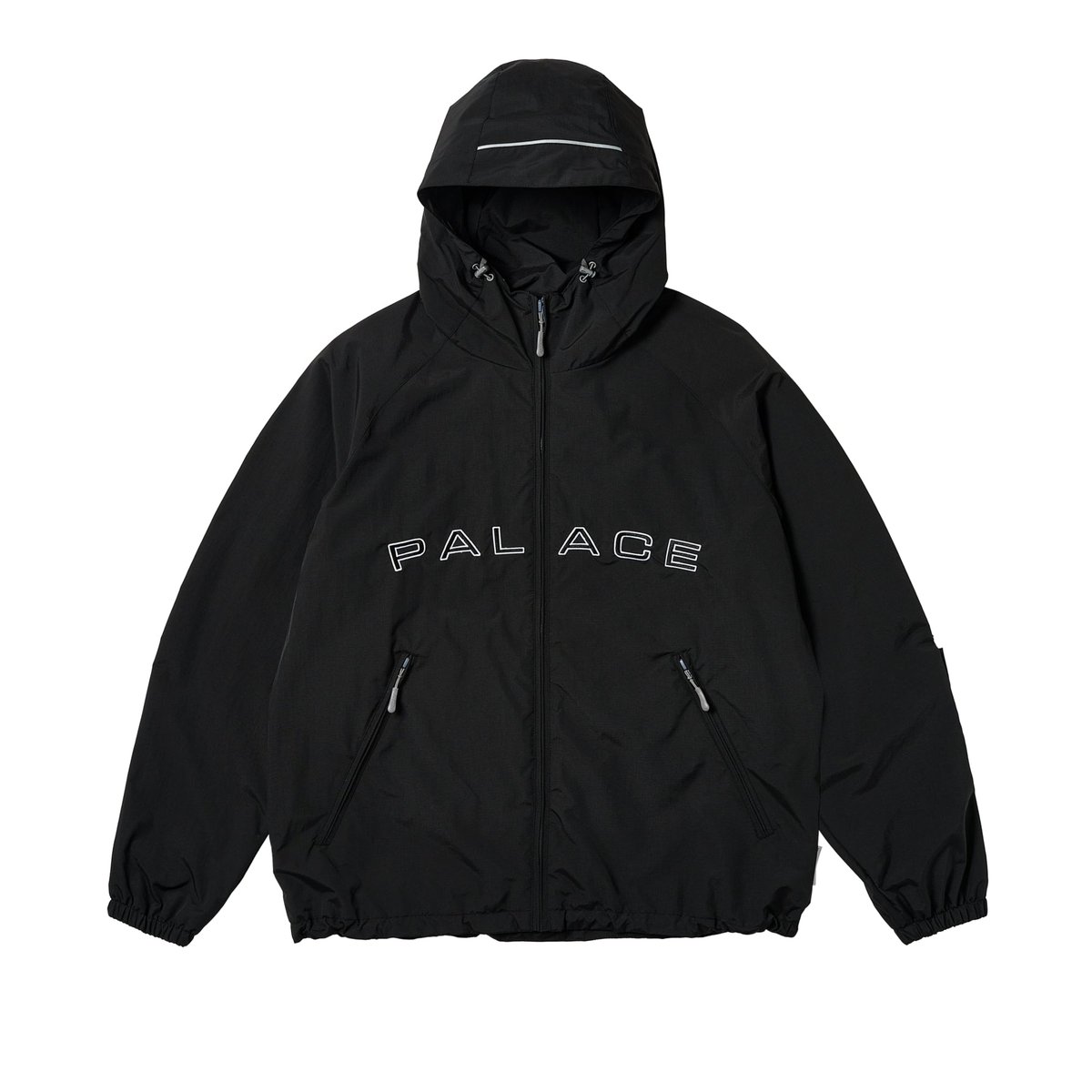Palace ARC SHELL HOODED JACKET BLACK (Spring 2024) - $268.00
