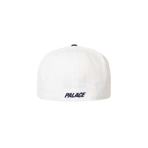 Palace P NEW ERA LP 59FIFTY WHITE / NAVY - Colorway