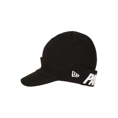 Palace NEW ERA PEAK BEANIE BLACK - Colorway