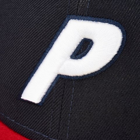 Palace P NEW ERA LP 59FIFTY NAVY / RED - Colorway