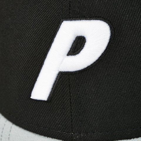 Palace P NEW ERA LP 59FIFTY BLACK / GREY - Colorway
