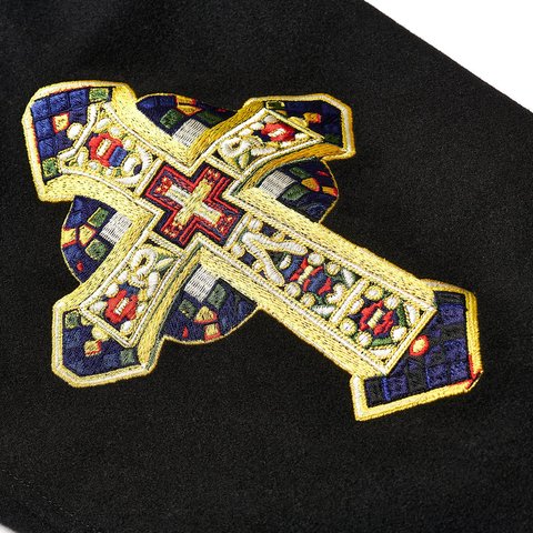 Palace PALACE SAINTS VARSITY JACKET BLACK - Colorway