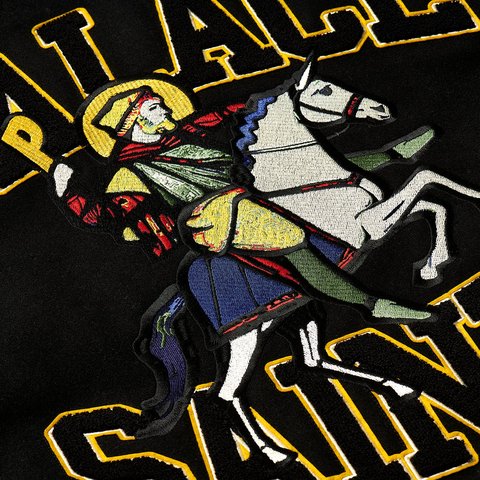 Palace PALACE SAINTS VARSITY JACKET BLACK - Colorway