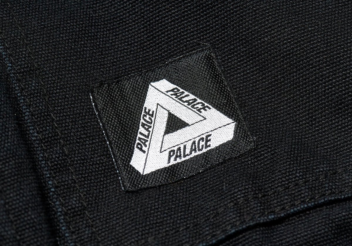 HEAVY CANVAS BOMBER JACKET BLACK - Spring 2024 - Palace