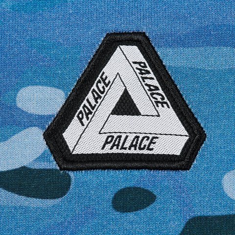 Palace SOFAR T-SHIRT BLUE DIGI CAMO - Colorway