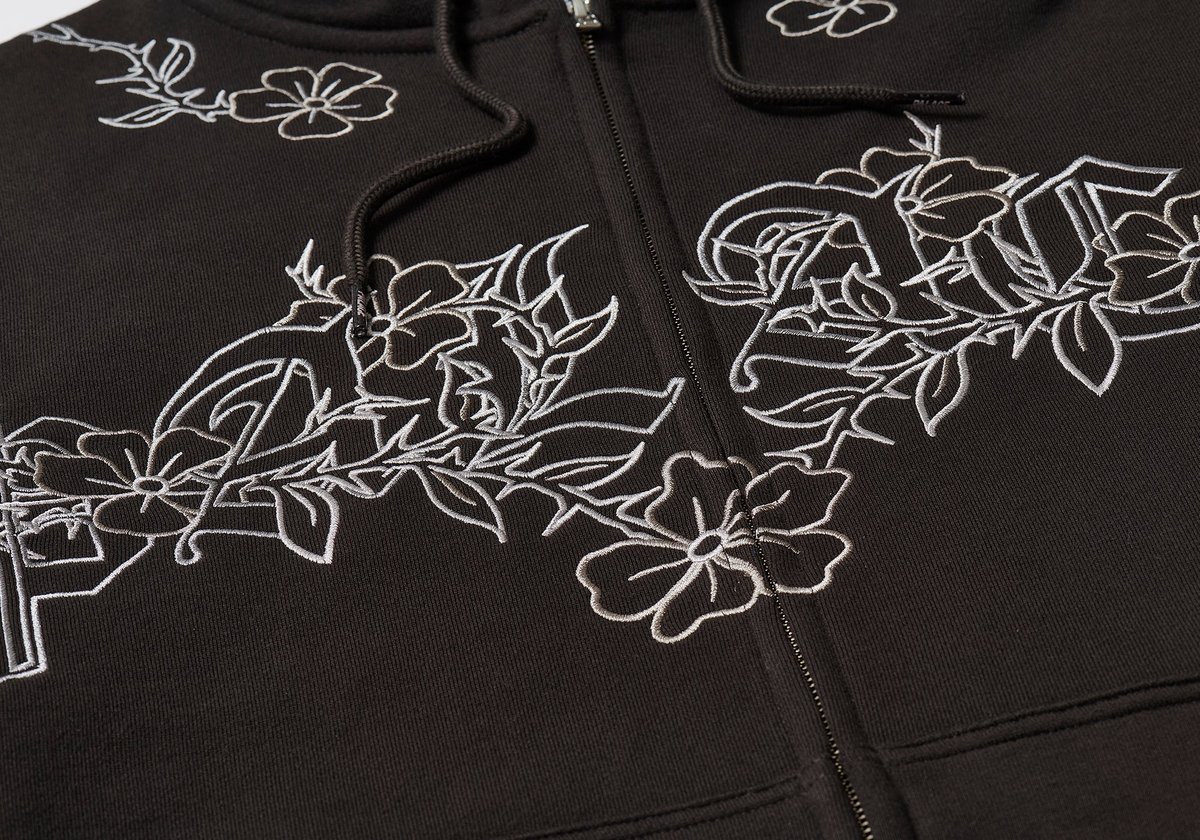 FLEXUS ZIP HOOD BLACK - Spring 2024 - Palace