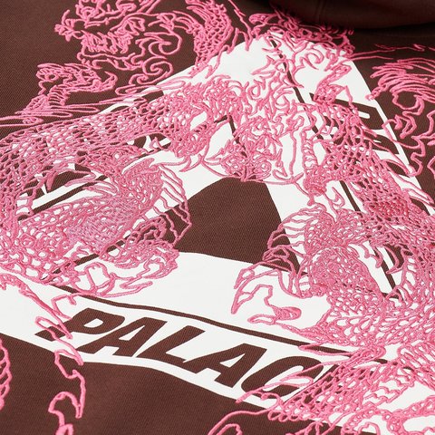 Palace TRI-DRAGON HOOD NICE BROWN - Colorway