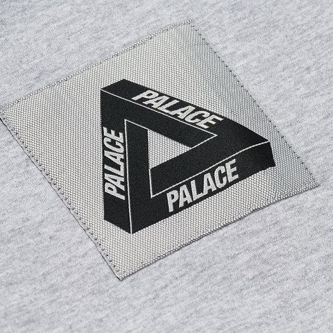 Palace BONDED SHERPA ZIP HOOD GREY MARL - Colorway