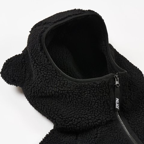 Palace TEDDY FLEECE JACKET BLACK - Colorway