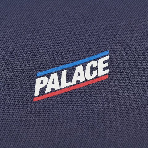 Palace BASICALLY A ZIP HOOD NAVY - Colorway