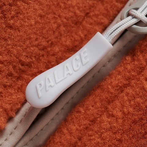 Palace POLARTEC DUO FLEECE JACKET BURNT ORANGE - Colorway