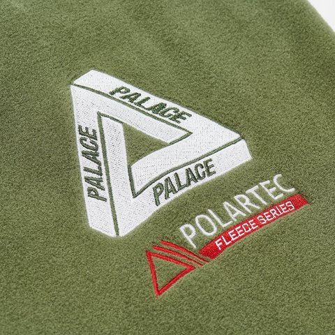 Palace POLARTEC DUO FLEECE JACKET OLIVE - Colorway